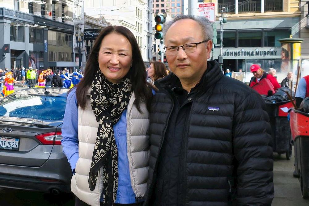 Jun Chung i njen muž