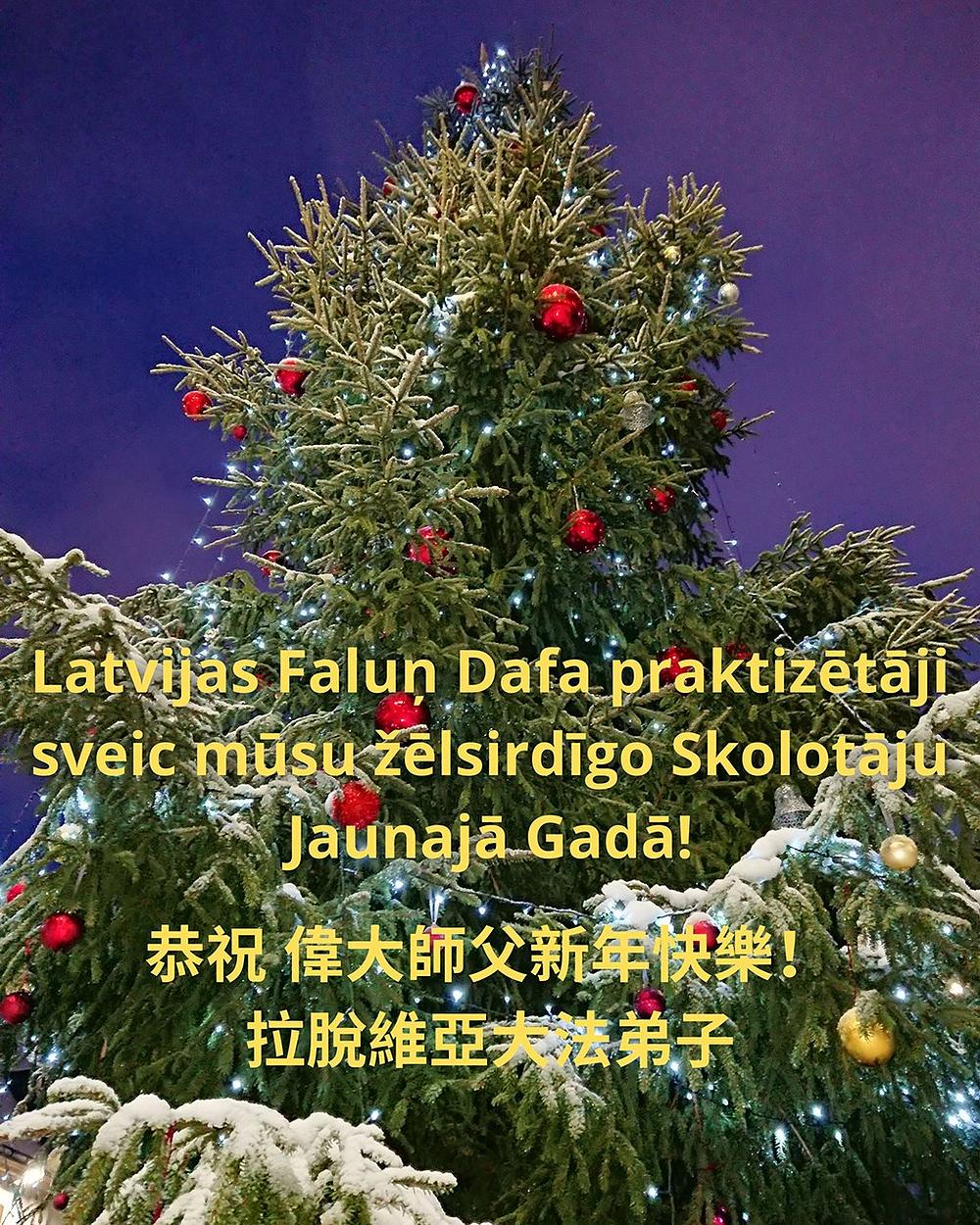 Novogodišnje čestitke praktikanata iz Latvije