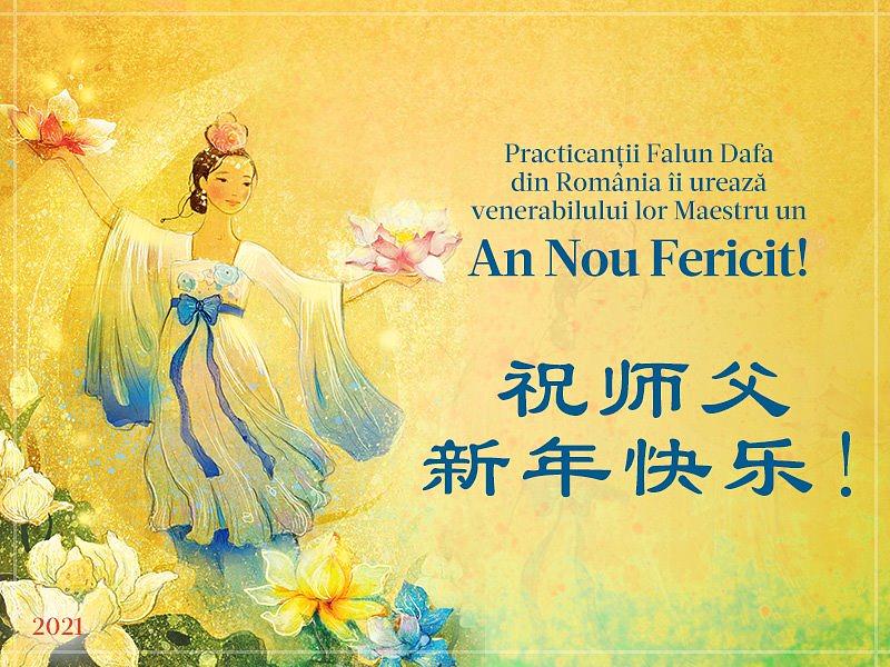 "Sretna Nova godina, Učitelju!" iz Rumunije, i na rumunskom i kineskom jeziku