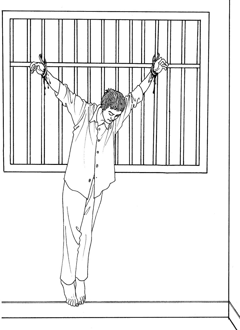  Ilustracija mučenja: Vješanje 