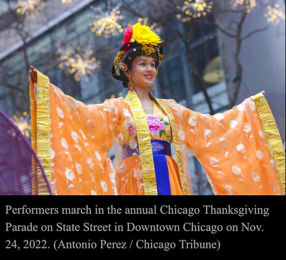 Chicago Tribune je objavio fotografiju Falun Dafa grupe (Antonio Perez, Chicago Tribune) 