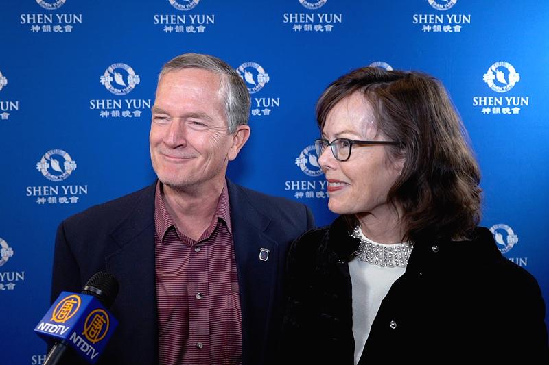 Shane i Libby Deverill na predstavi Shen Yuna u Atlanti, Georgia, 7. januara (The Epoch Times)