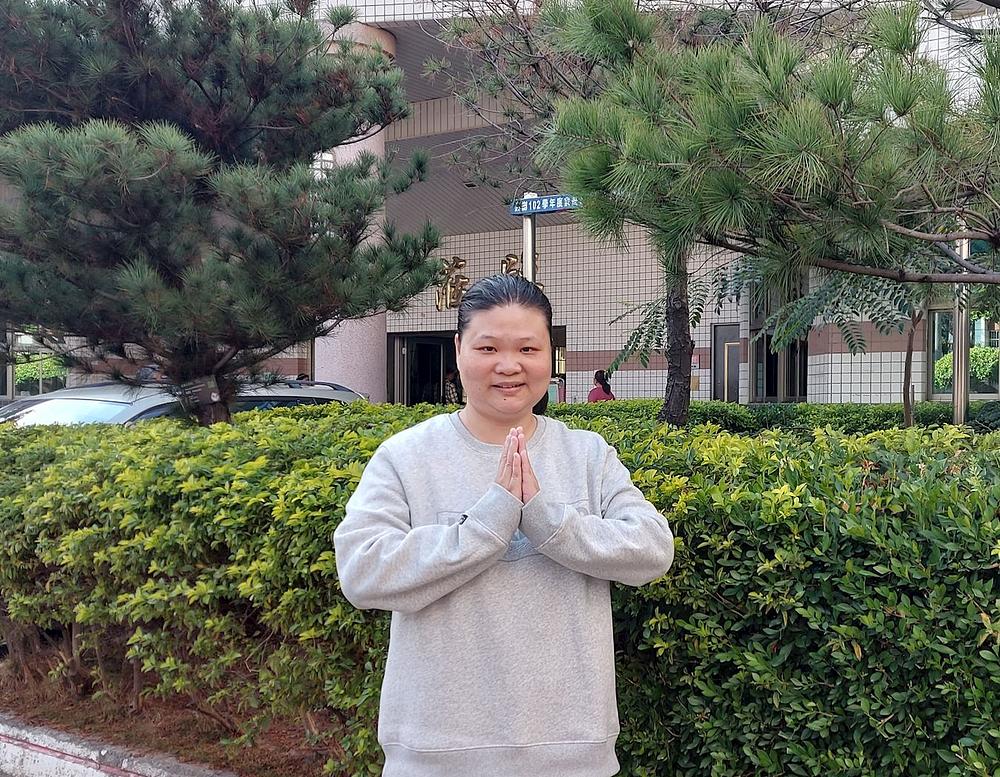  Fei iz Taichung-a je zahvalna za Falun Dafa.