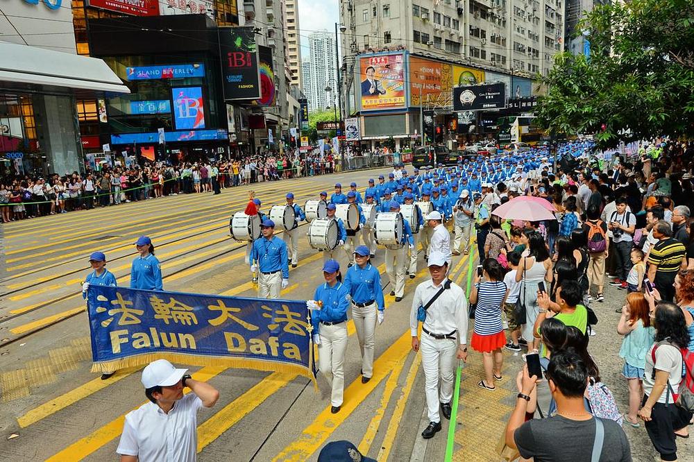Veliki je marš trajao tri sata i krivudao kroz neke od najzaposlenijih kvartova Hong Konga