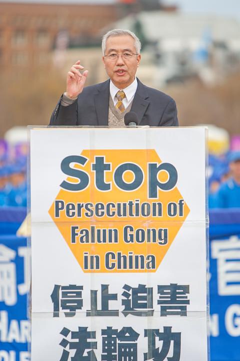 Wang Zhiyuan, predsjednik svjetske organizacije za ispitivanje progona Falun Gonga. 