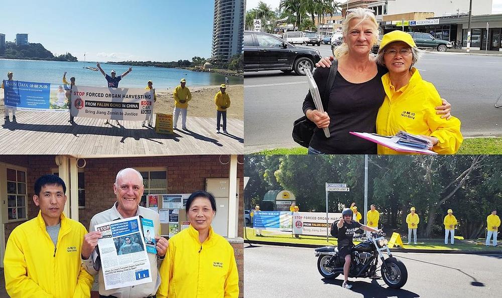 Ljudi u Australiji iz svih sfera života pokazuju svoju podršku naporima  praktikanata Falun Gonga da podignu nivo javne svijesti o progonu Falun Gonga koji još traje.