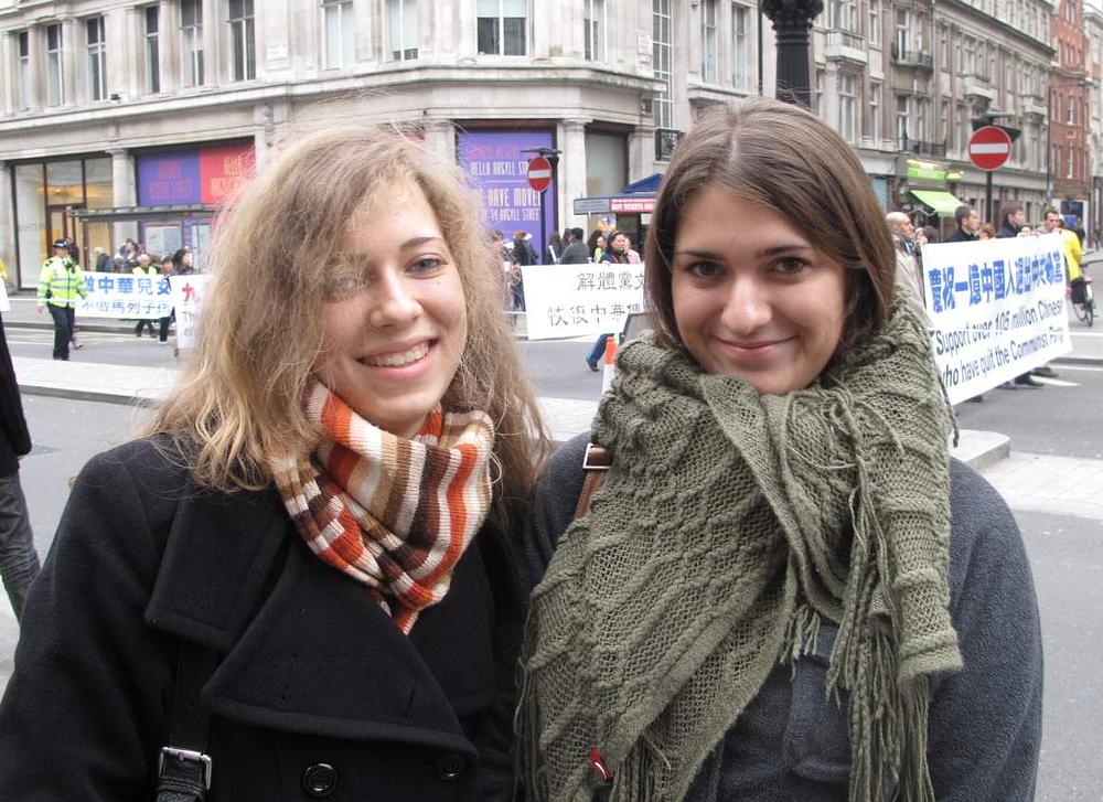 Slina i Lena, dvije studentice iz Njemačke