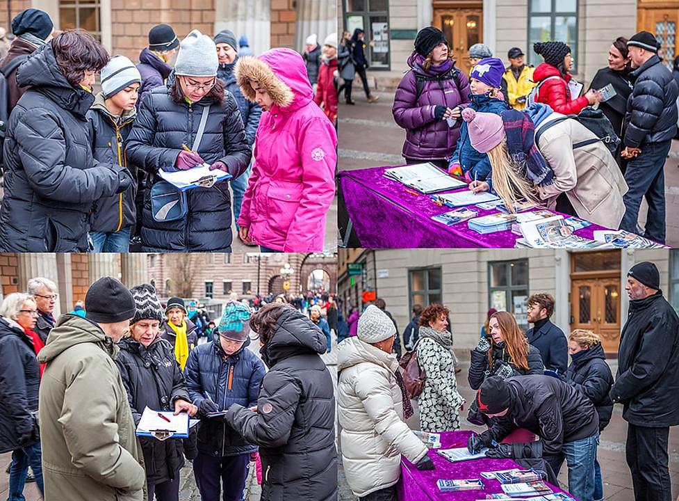 Potpisivanje peticije za osudu progona