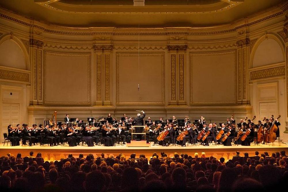 Nastup Shen Yun Symphony Orchestra u dvorani Carnegie Hall u New Yorku 14. oktobra 2017.