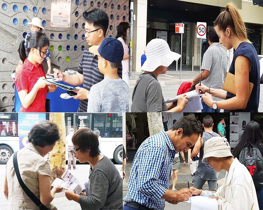 Seewaa Seth (desno) je od praktikanata naučila Falun Dafa vježbe 