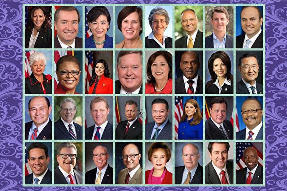  Shen Yun izvodi 33 predstave u osam gradova u Kaliforniji. Približno 70 izabranih zvaničnika sa federalnog, državnog i gradskog  nivoa uputilo je pozdravne poruke Shen Yunu na gostovanju
