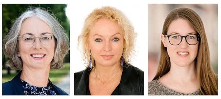 S lijeva na desno: MSP Karin Mueller, potpredsjednica parlamenta Hessena; MSP Martina Feldmayer; i MSP Miriam Dahlke