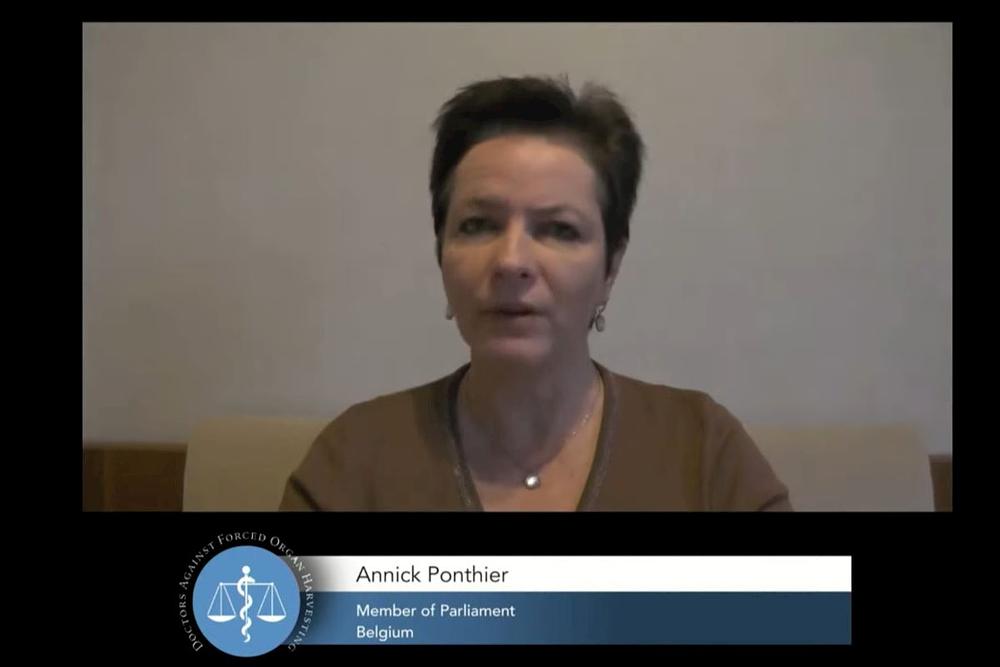 Annick Ponthier, zastupnica u Parlamentu Belgije 