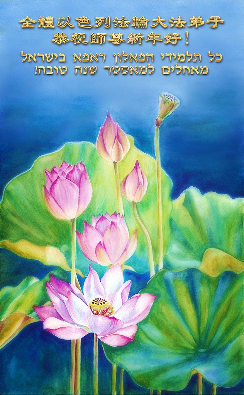 Praktikanti iz  Izraela su zahvalni Učitelju  Liju na njegovoj dobrodušnosti.