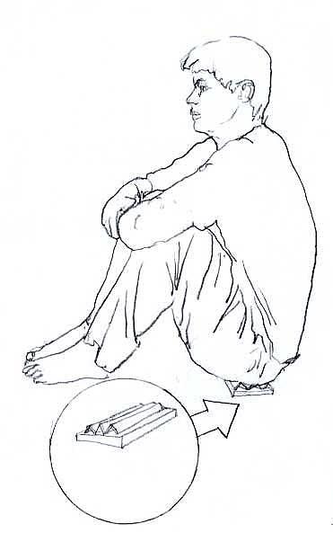 Ilustracija mučenja: Sjedenje na stolici sa izbočenom površinom