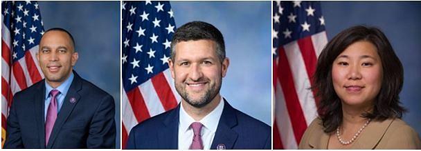 Tri su člana Kongresa iz New Yorka poslala pisma da odaju priznanje Dana Falun Dafa. S lijeva na desno: kongresmen Hakeem Jeffries za 8. distrikt, kongresmen Patrick Ryan za 18. distrikt, kongresmenka Grace Meng za 6. distrikt