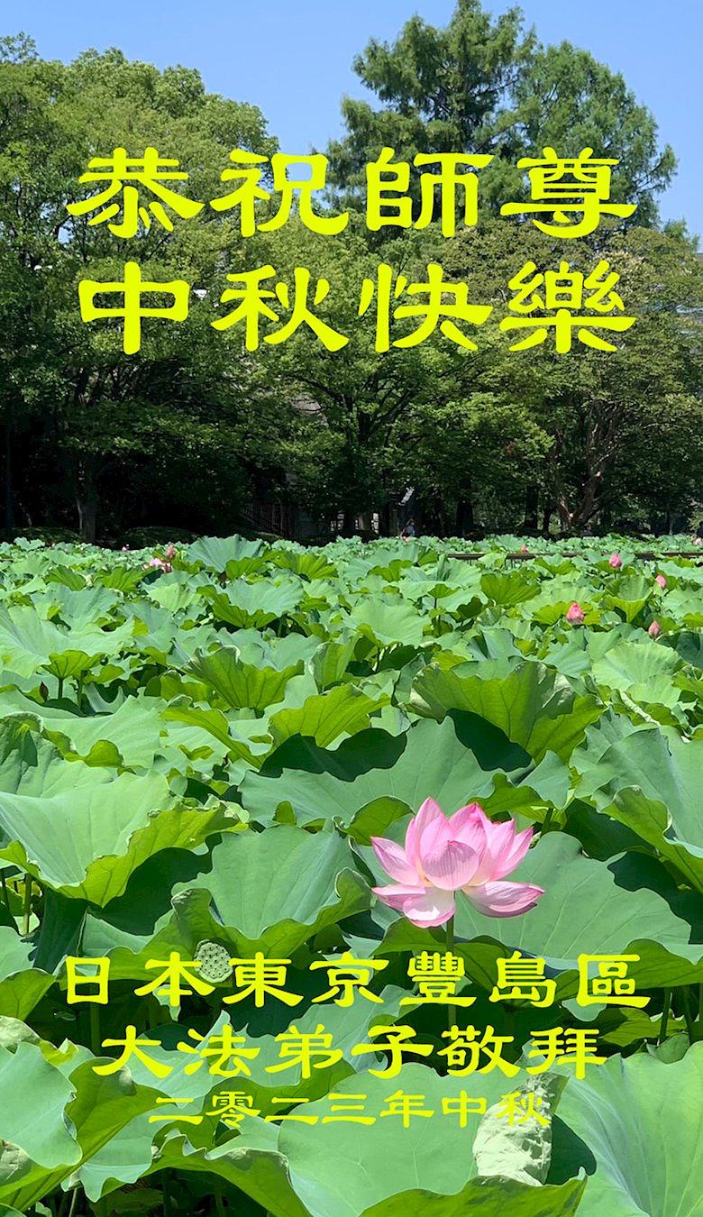  Pozdrav Učitelju Liju od praktikanata u Tokiju