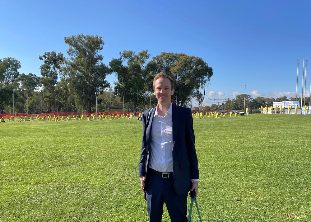 TV reporter Tom Connell